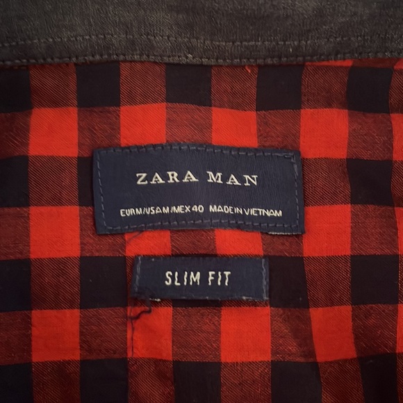 Zara men shirt size M -slim fit - Picture 2 of 2